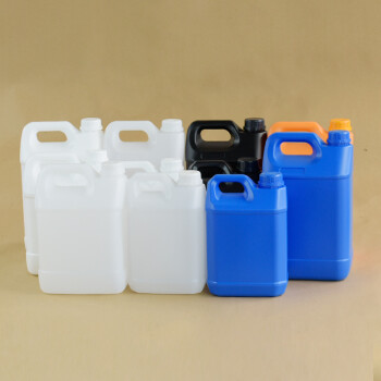 古莎（GUSHA） 食品级塑料桶塑料壶方桶油桶酒桶方形桶水桶手提5/10L升KG公斤 堆码桶5L（半透明）