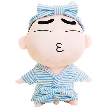 蜡笔小新公仔带搞怪大象抱枕睡袍大号毛绒玩具布娃娃玩偶送女友男生
