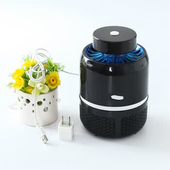 灯家用酒店灭蚊子苍蝇神器卧室驱蚊灯灭蚊器捕蚊 经典黑 usb 适配器