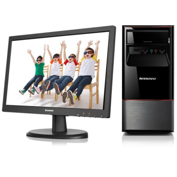 联想（Lenovo） 家悦H430 台式电脑 （G1620 4G 500G 1G独显 千兆网卡 DVD Win8）20英寸