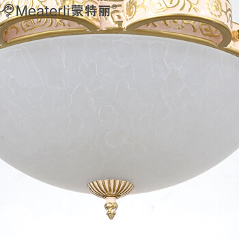 蒙特丽 客厅走廊过道吸顶灯93343 欧式田园复古灯具(B) 中号 不带光源