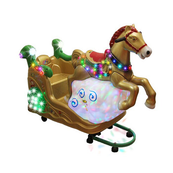 投币云中马摇摆车 双座白云飞马摇摇车 电动摇摇车投币机 大款双人座