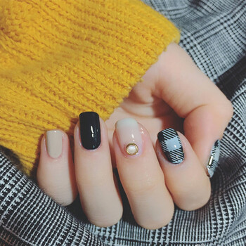 2018新款 孙小惠 假指甲软妹少女网红抖音穿戴美甲暗黑新娘长短款成品