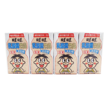 旺旺 旺仔乳酸菌饮品125ml×4包 排装 儿童营养饮料