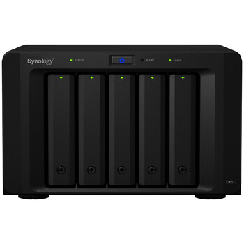 群晖(Synology)DX517 5盘位NAS网络存储服务器扩充设备 需搭配群晖NAS主机使用 (无内置硬盘) 群晖(Synology)DX517 5盘位NAS网络存储服务器扩充设备 需搭配群晖NAS主机使用 (无内置硬盘)