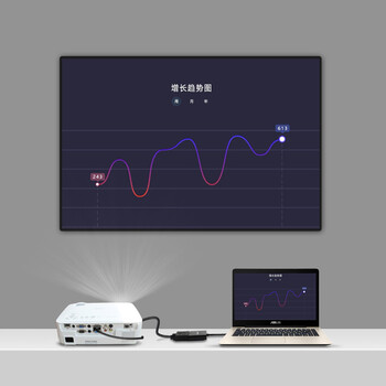 飞利浦（PHILIPS）HDMI转VGA线转换器带音频口 高清视频转接头适配器电脑机顶盒连接投影电视显示器线 SWR1620