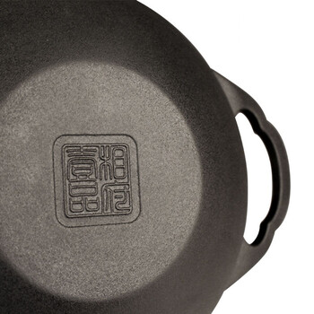 相府壹品泽州铁器大耳福锅生铁炒锅传统铸铁双耳炒锅直径31厘赠木盖木铲防烫指套