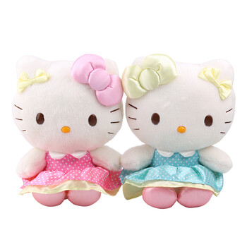 hello kitty凯蒂猫毛绒公仔淑女kitty公仔带腿娃娃女生节假日礼物