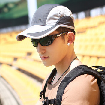 2018新品中年男人凉帽帽子男士夏天韩版潮帽子男女凉帽户外遮阳帽男