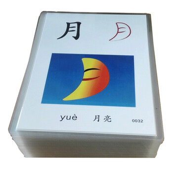 直映教学识字卡片3-6岁全套 幼儿童认字大卡片启蒙早教卡 全套1500字