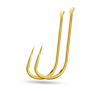 渔艺 金袖鱼钩无刺 赤袖白袖袖钩无倒刺散装钓鱼鲫鱼鲤鱼钩 金袖无刺3