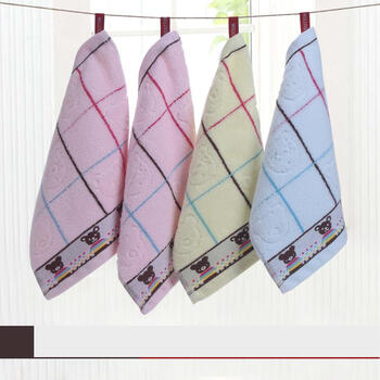 童巾挂绳方巾手布清洁可挂式手巾家用加厚面巾酒店沾油厨房洗碗口水
