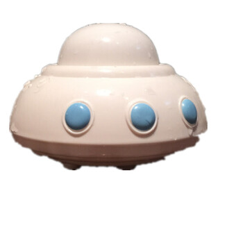 儿童洗澡玩具趣味雨云戏水玩具沐浴会下雨云朵 白色(ufo飞碟)