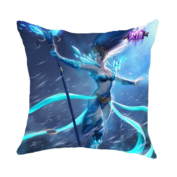 lol暴风女神野火之藤周边抱枕床头汽车靠垫迦娜
