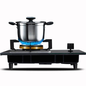 govos 钢化玻璃猛火台嵌两用燃气灶 单灶 单炉煤气灶 煤气炉 灶具炉具