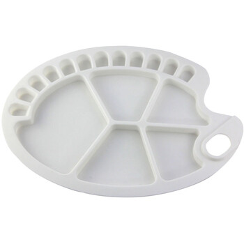 【全网低价】芬尚 ms1502 美术用品调色盘/水彩水粉丙烯颜料调色碟/调色板/油画椭圆5格调色盒/考试礼物 【全网低价】芬尚 ms1502 美术用品调色盘/水彩水粉丙烯颜料调色碟/调色板/油画椭圆5格调色盒/考试礼物