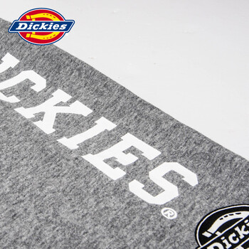 
                                        Dickies官方新款运动裤女显瘦小脚抓绒卫裤休闲长裤子dk267 BK黑色 L/165                