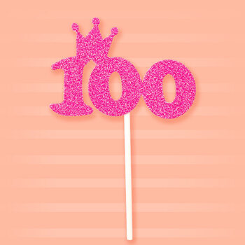 生日派对插旗装扮寿字卡通创意插牌宝宝生日数字装饰摆件. . .