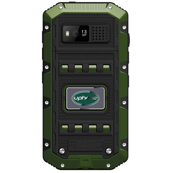 优豊(uphone)U5B 联通3G三防智能手机 双卡双待 军绿色