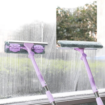 妙洁 擦玻璃神器 魔镜亮窗户清洁 可拆式刮擦两用 可旋转擦头伸缩弯曲 妙洁 擦玻璃神器 魔镜亮窗户清洁 可拆式刮擦两用 可旋转擦头伸缩弯曲