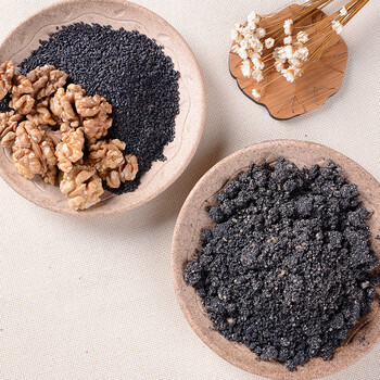 黑芝麻核桃粉现磨营养代餐粉养生粗粮粉冲饮即食粉五谷杂粮250g