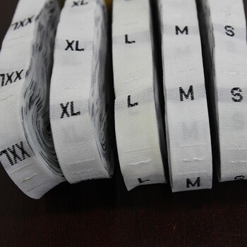 码标 尺码布标 服装尺码标 尺码标签s-xxxl织标现货