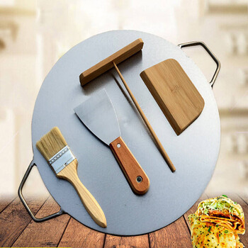 蝶缘 杂粮煎饼锅家用鸡蛋饼果子烙饼工具商用摆摊铁板鏊子春卷皮平底