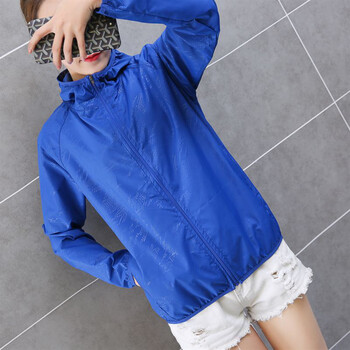 夏季防晒衣超薄速干透气防紫外线男女同款情侣皮肤衣防晒服空调衫 不