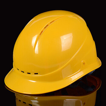 高强度安全帽工地施工领导透气安全头盔建筑工程监理劳保印字 四面