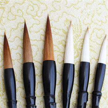 狼毫兼毫毛笔字书法书画中国画练习用笔美术用品 兼毫 大