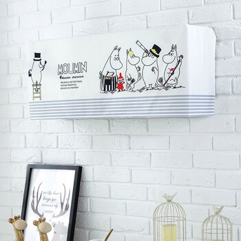 挂机空调罩套室内开机不取格力美的海尔印花清新卧室挂机防尘罩 涂鸦