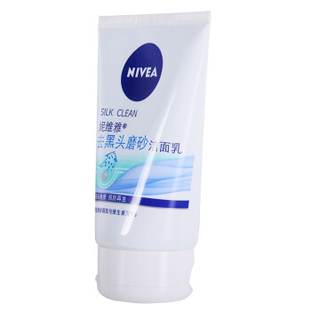 
                                        
                                                            妮维雅(NIVEA)去黑头磨砂洁面乳 100g（洗面奶 去黑头 去角质 卸妆）                