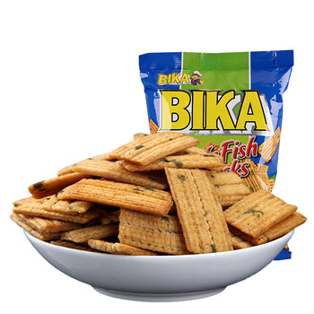 马来西亚进口bika碧咔多口味膨化零食70g袋装 随意搭配5包包邮 鱿鱼酥