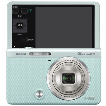 卡西欧（CASIO）EX-ZR55 数码相机  （1610万像素 3.0英寸液晶屏 10倍光学变焦 25mm广角） 绿色