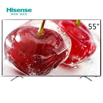 海信（Hisense）LED55EC650UN 55英寸 RGB真4K超清 智能电视 十核高配 WIFI(黑色)