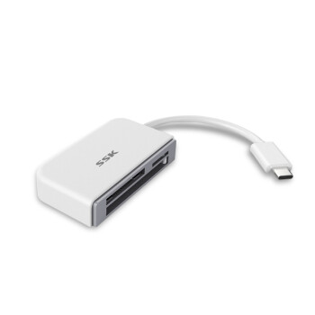 SSK/飚王 SCRM610 type-c多合一读卡器 高速USB3.0 SD/TF/CF
