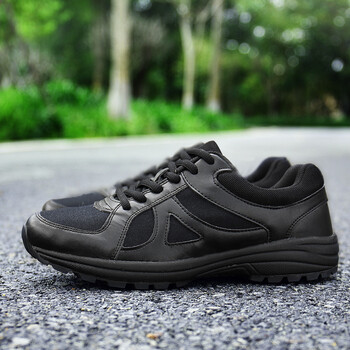 志胜3585武警作训鞋男黑色夏季透气轻底07消防跑步鞋16式训练鞋5302军