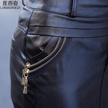 莲香姿 2015新款女装时尚修身短裙皮裙包臀裙 DK65 黑色 XL