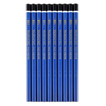 中华101绘图写字铅笔 考试涂卡专用木质铅笔 10b 10支装