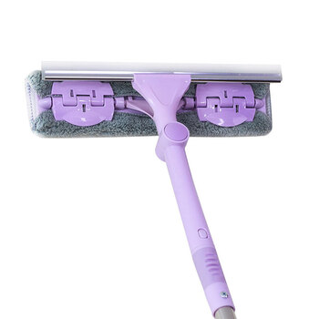 妙洁 擦玻璃神器 魔镜亮窗户清洁 可拆式刮擦两用 可旋转擦头伸缩弯曲 妙洁 擦玻璃神器 魔镜亮窗户清洁 可拆式刮擦两用 可旋转擦头伸缩弯曲