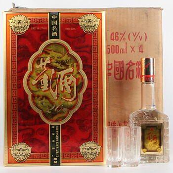 董酒 2000年 48度500ml 一箱4瓶(39)06拍卖已结束沱牌春 90年代 45