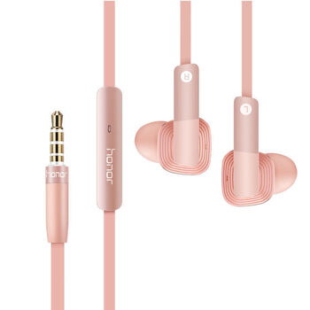 华为(huawei)圈铁耳机荣耀主动降噪耳式线控重低音 圈铁耳机am175