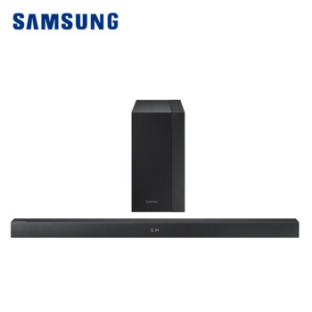 三星 SAMSUNG HW-M360/XZ 音响 音箱 无线蓝牙回音壁 Soundbar 家庭影院 电视音响 低音炮 2.1声道 黑色