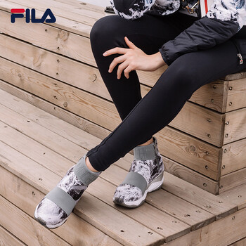 (闪购)fila(斐乐)2017 w系列 女鞋冬季新款增高鞋内增高舒适透气优雅