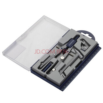 施德楼(STAEDTLER)中车圆规 精准工程绘图工具套装 金属机械制图学生考试用铅芯夹笔两用款配延长器550-02 施德楼(STAEDTLER)中车圆规 精准工程绘图工具套装 金属机械制图学生考试用铅芯夹笔两用款配延长器550-02