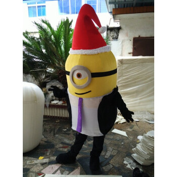 小黄人卡通人偶服装定制卑鄙的我大眼公仔行走演出活动道具服 西装