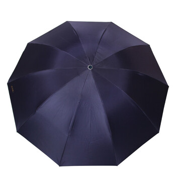 
                                        
                                                            天堂伞 三折黑胶晴雨伞防晒太阳伞遮阳伞加大经典商务伞61cm*10骨 33188E1#深藏青                