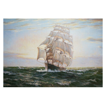 唐见文 《一帆风顺》  布面油画06拍卖已结束黄晓玉 《花香》  布面