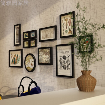 客厅装饰画简约沙发背景墙挂画现代欧式组合画餐厅卧室