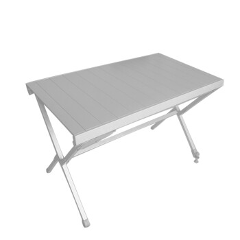 折叠桌摆摊折叠桌子便携户外折叠桌铝合金餐桌简易宣传地摊桌 白色